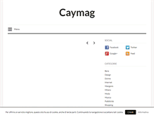 Tablet Screenshot of caymag.com